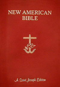 New American Bible: Burgundy Leather, Giant Print