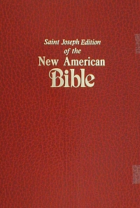 New American Bible: red