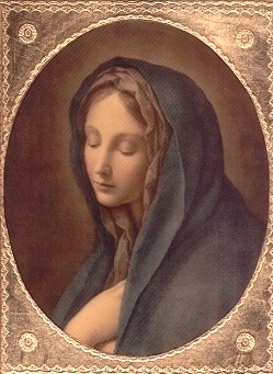 O L Of Sorrows Plaque - Carlo Dolci Florentine Plaque