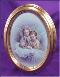 Guardian Angels With Infant Plaque
