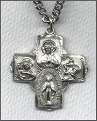 1 Inch Sterling 4-Way Cross