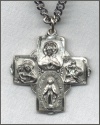 1 Inch Sterling 4-Way Cross