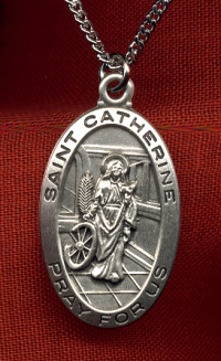 St. Catherine Medal In Sterling