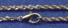Gold Plate Stainless Rope Chain, 30 In.