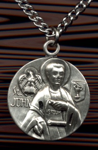 St. John The Evangelist Sterling Medal