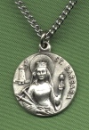 Sterling St. Barbara Medal