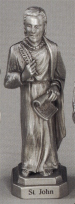 St. John The Evangelist Pewter Statue
