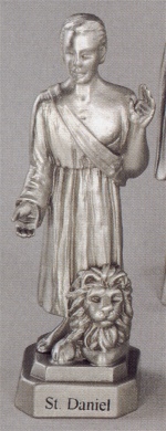 St. Daniel Pewter Statue