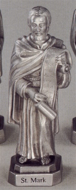 St. Mark Pewter Statue