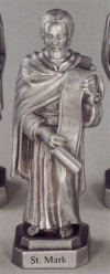 St. Mark Pewter Statue