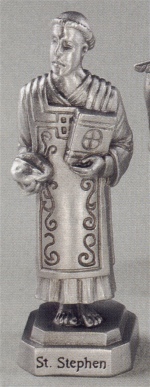 St. Stephen Pewter Statue