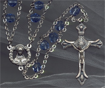 Sapphire Ladder Rosary