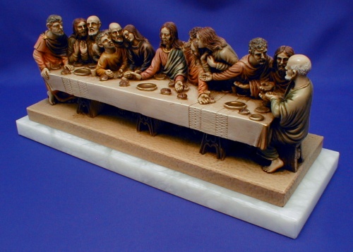 Last Supper Statue, Hand Painted