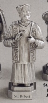 St. Robert Pewter Statue