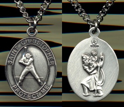 Men's Baseball St. Christopher Medal