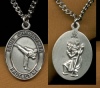 Men's Karate Medal - St. Christopher Sterling