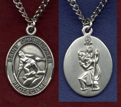 Men's St Christopher Skiing Medal