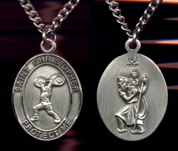 Men's Weightlifting St. Christopher Medal