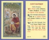 St Matthew Holy Card