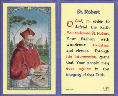 St. Robert Holy Card