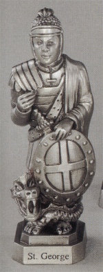 St. George Pewter Statue