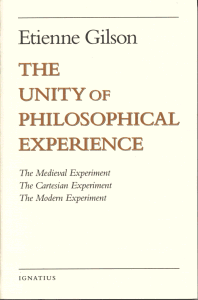 Unity of Philosophical Experience