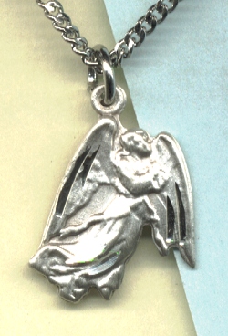 Guardian Angel Medal 5/8 In. Sterling
