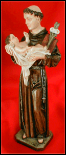 St. Anthony With Child Jesus 8 1/4in. Statue