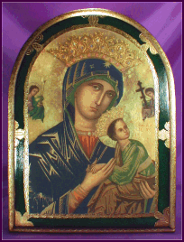 Our Lady Of Perpetual Help Plaque