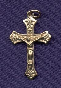 Small 14kt Baroque Crucifix