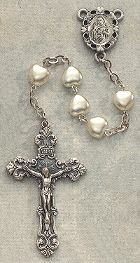 Pearl Heart Rosary
