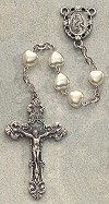 Pearl Heart Rosary