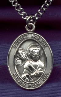Oval Sterling St. Mark Medal