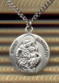 Sterling St. Anthony Medal