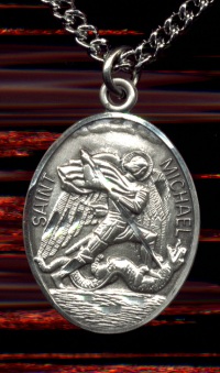 St. Michael Oval Sterling Medal