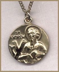 St. Andrew Gold Filled  Medal