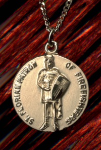 St. Florian Gold Filled  Medal