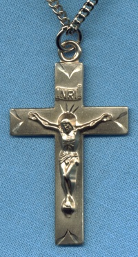 1 3/8 Inch Gold Filled Crucifix