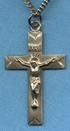 1 3/8 Inch Gold Filled Crucifix
