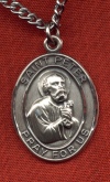 Sterling Oval St. Peter Medal