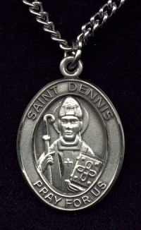 St. Dennis Sterling Medal 1 Inch