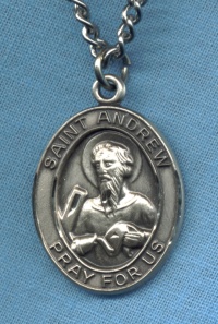 St. Andrew the Apostle Sterling Medal