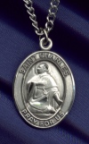Sterling St. Charles Medal