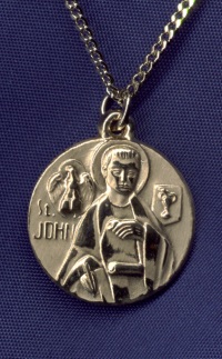 St. John The Evangelist Gold Filled Medal