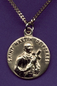Gold Filled St. Martin Medal
