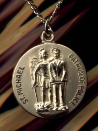 St. Michael Police Gold Filled Medal
