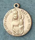 O.l. Of Loretto Gold Filled Medal 