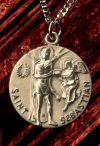 St. Sebastian Gold Filled Medal