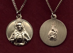 Gold Filled Scapular Medal