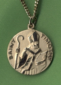 St. Timothy Gold Filled Medal